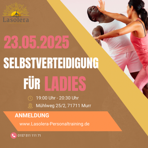 Selbstverteidigung für Ladies am 23.05.2025