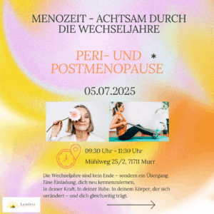 MenoZeit - Achtsam durch die Wechseljahre/ Peri- und Postmenopause