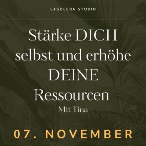 Stärke DICH selbst und erhöhe DEINE Ressourcen
